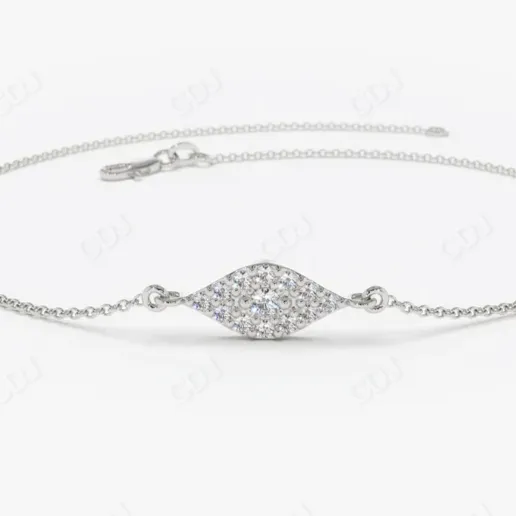 0.15 Ctw Evil Eye Lab Grown Diamond Bracelet