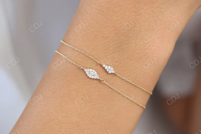 0.15 Ctw Evil Eye Lab Grown Diamond Bracelet
