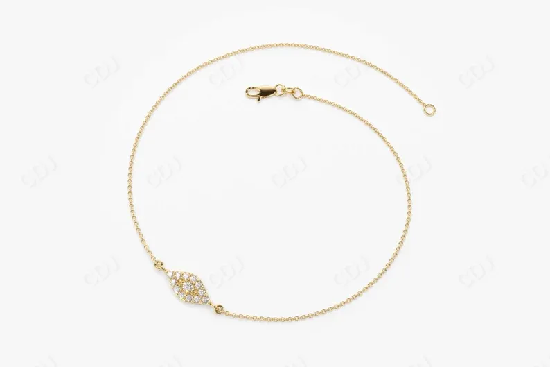 0.15 Ctw Evil Eye Lab Grown Diamond Bracelet