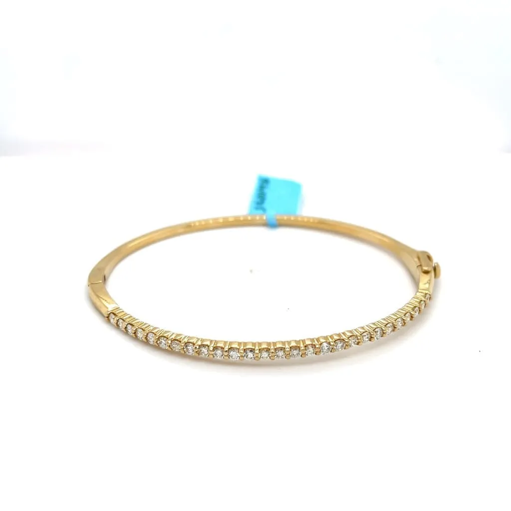 1.05 CTTW NATURAL DIAMOND BRACELET SET 14 KARAT YELLOW GOLD REGARD JEWELRY AUSTIN, TEXAS