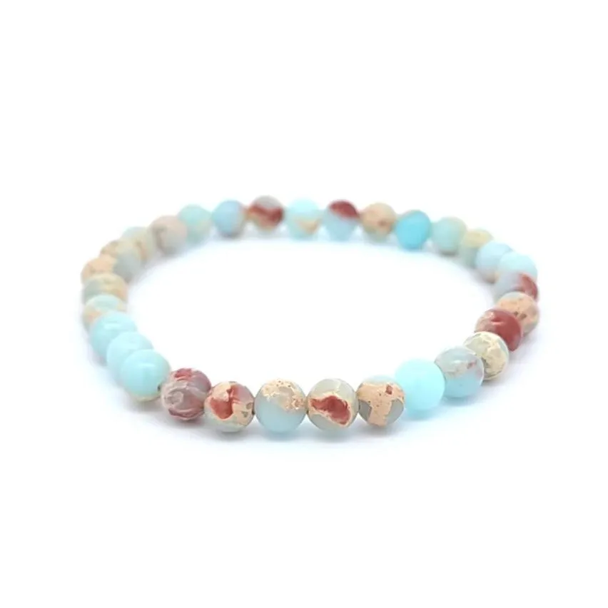Agalmatolite Gemstone Bracelet