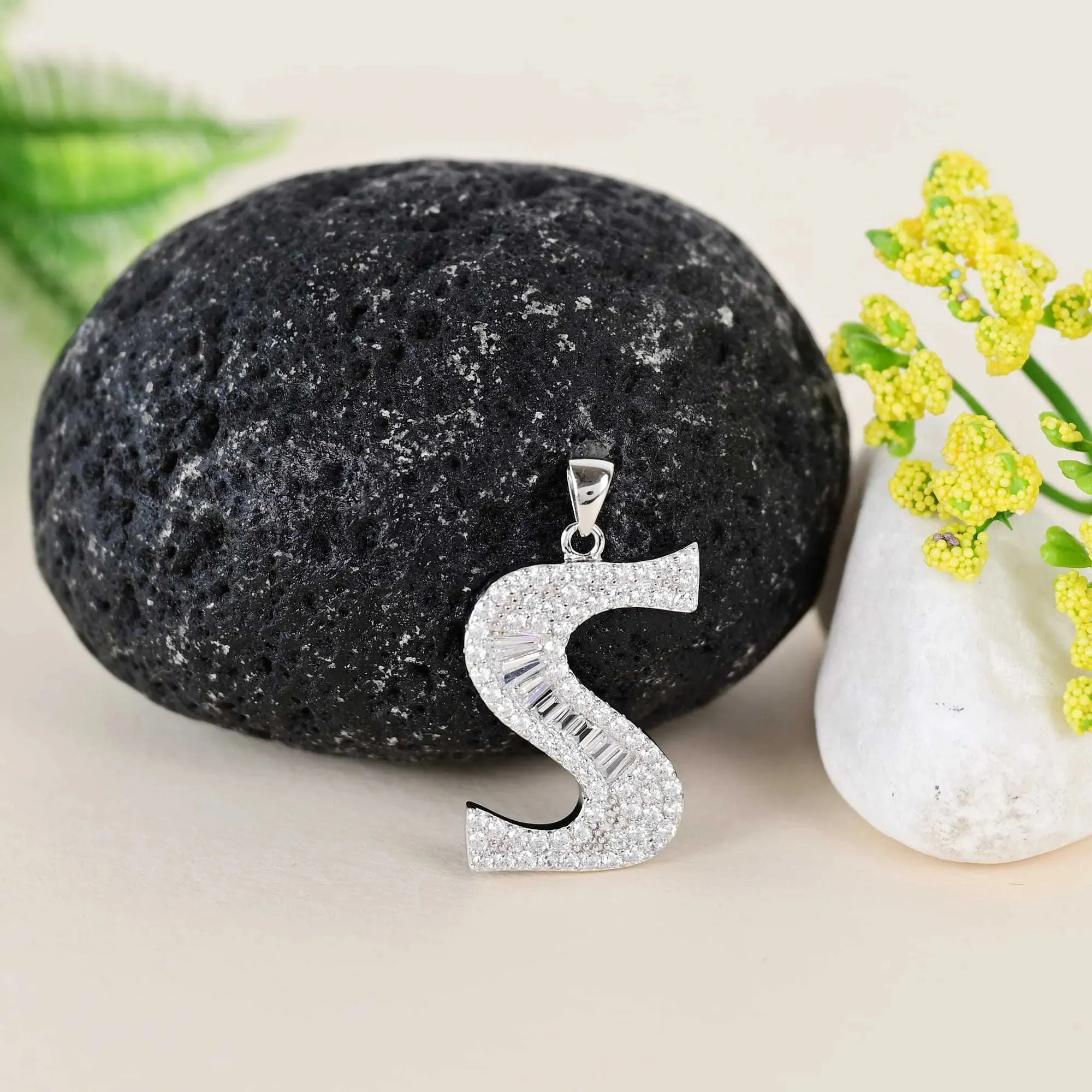 Alphabet S Unisex Locket