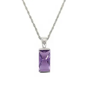 Amethyst Pendant Necklace