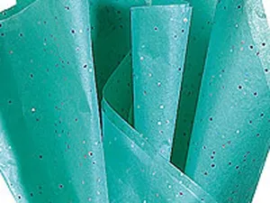 Aquamarine Gemstone Tissue Paper