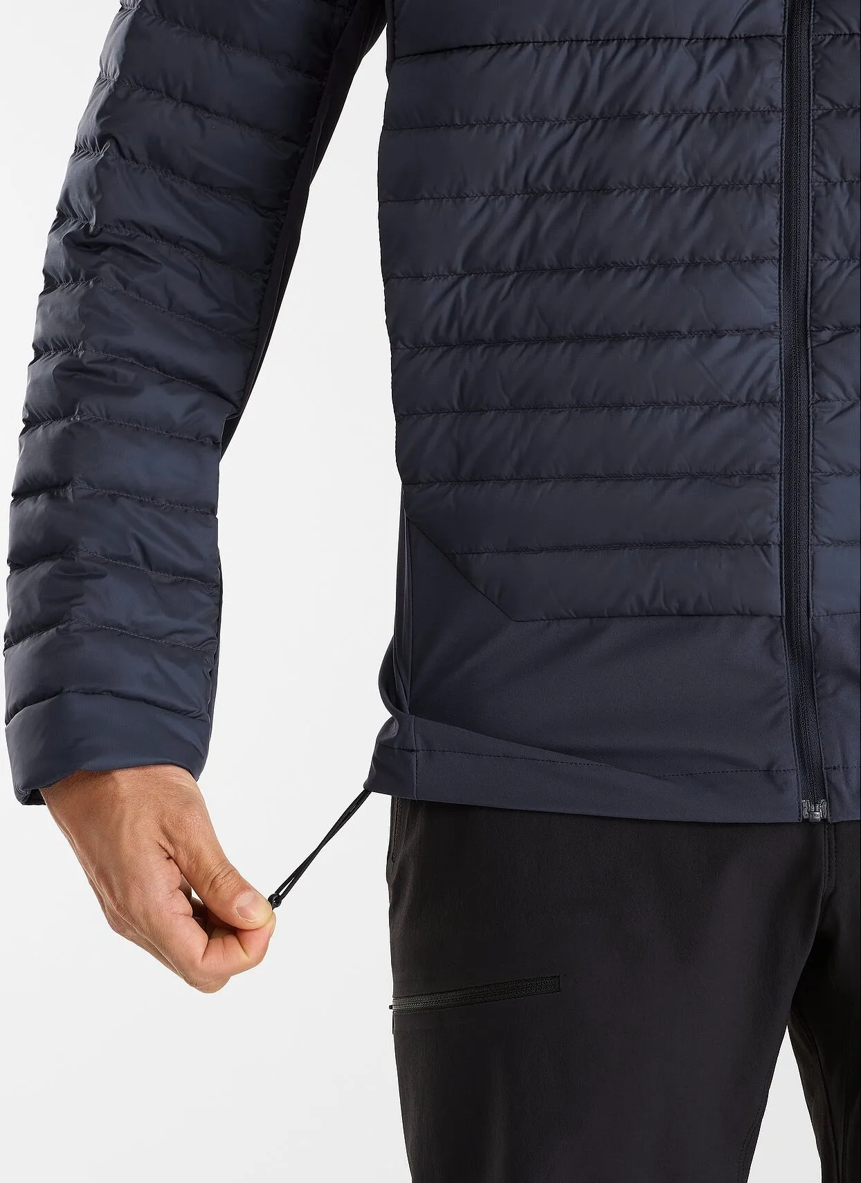 Arc&#x27;teryx Men&#x27;s Cerium Hybrid Hoody Black Sapphire | Buy Arc&#x27;teryx Men&#x27;s Cerium Hybrid Hoody Black Sapphire here | Outnorth