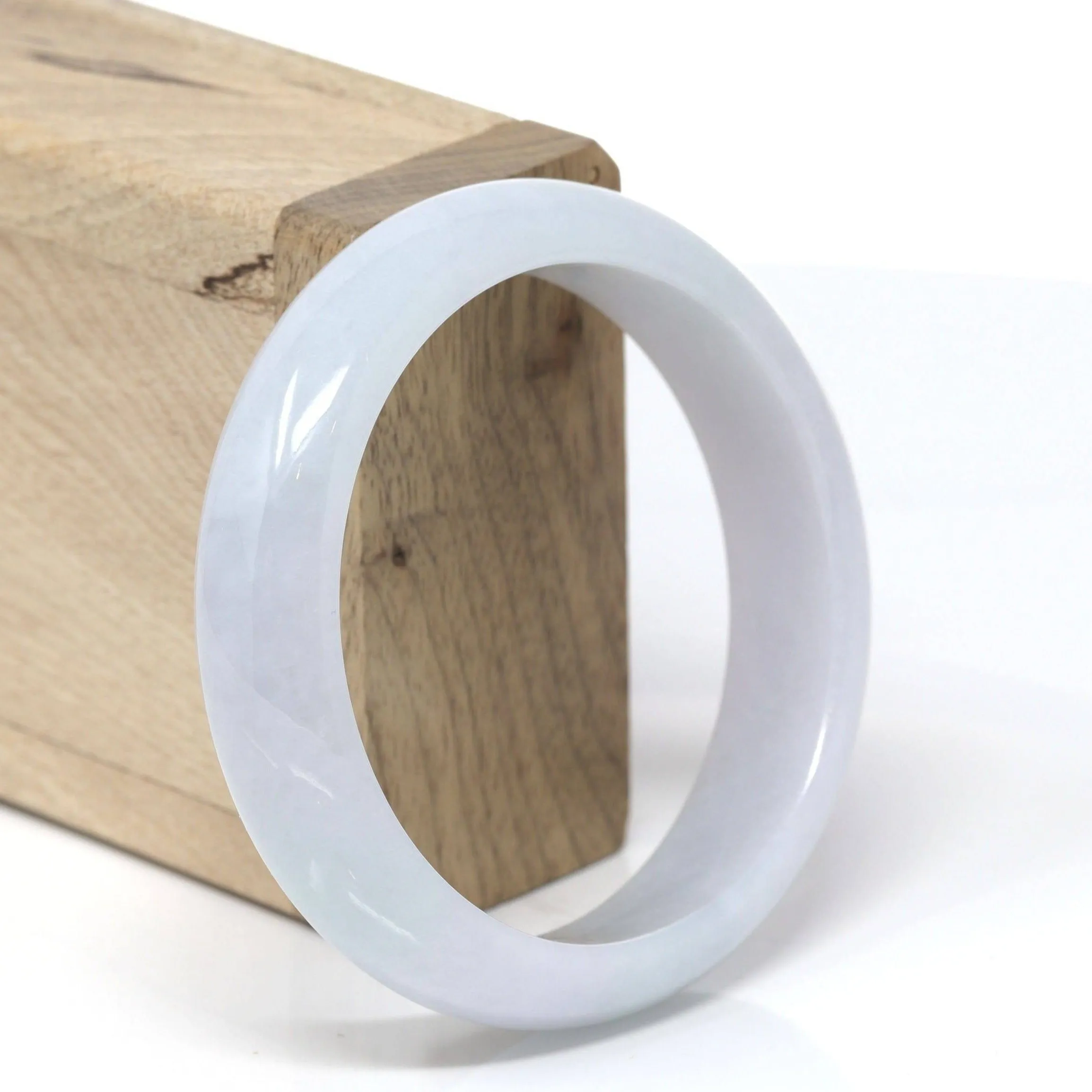 Baikalla™ "Classic Bangle" Genuine Burmese High Quality Jadeite Jade Bangle Bracelet (57.3mm)#145