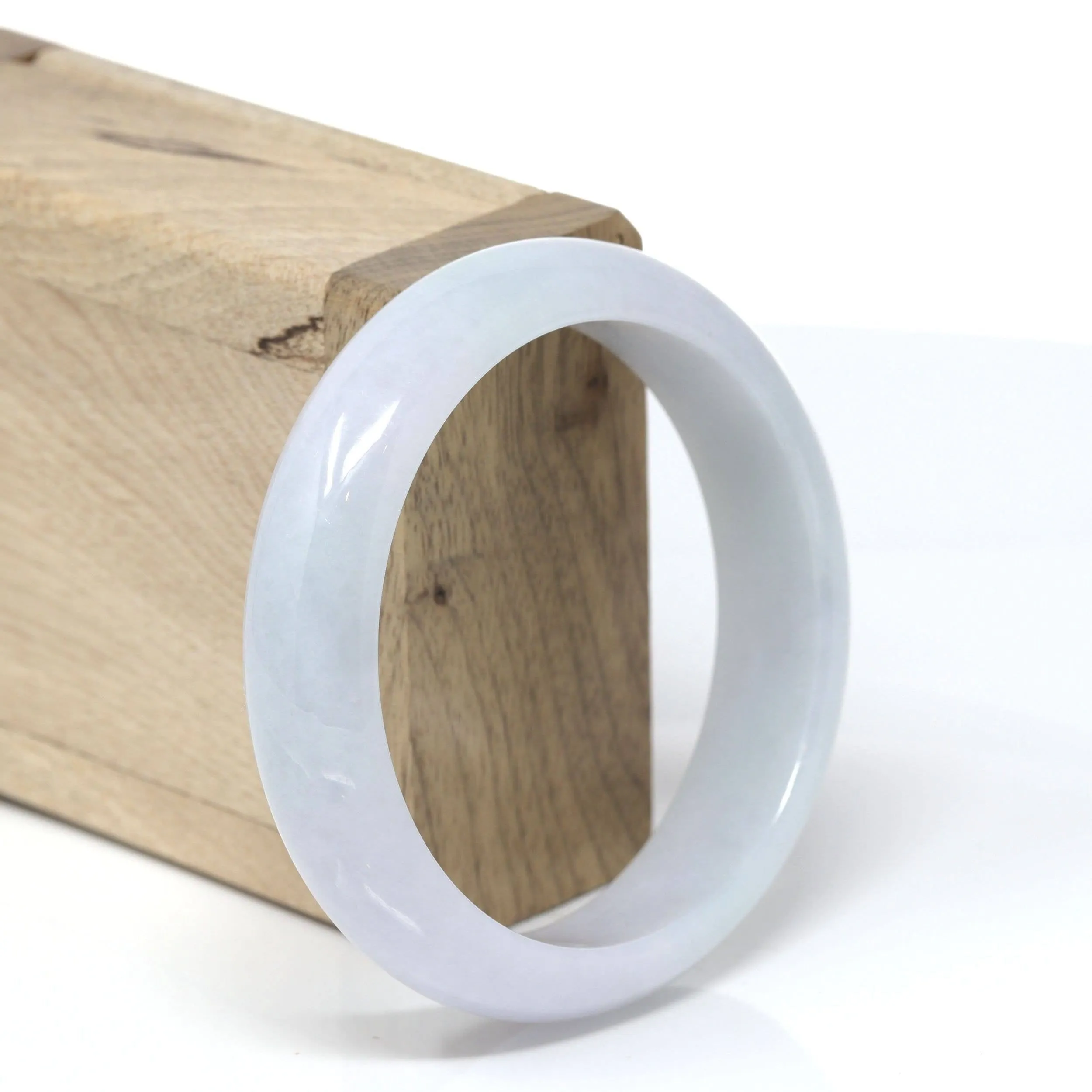 Baikalla™ "Classic Bangle" Genuine Burmese High Quality Jadeite Jade Bangle Bracelet (57.3mm)#145