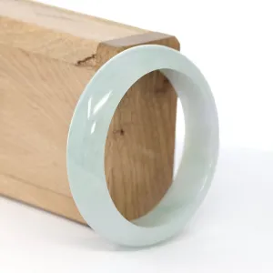 Baikalla "Classic Bangle" Natural Burmese Ice Jadeite Jade Bangle ( 55 mm ) #614
