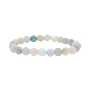 Beryl Faceted 8mm