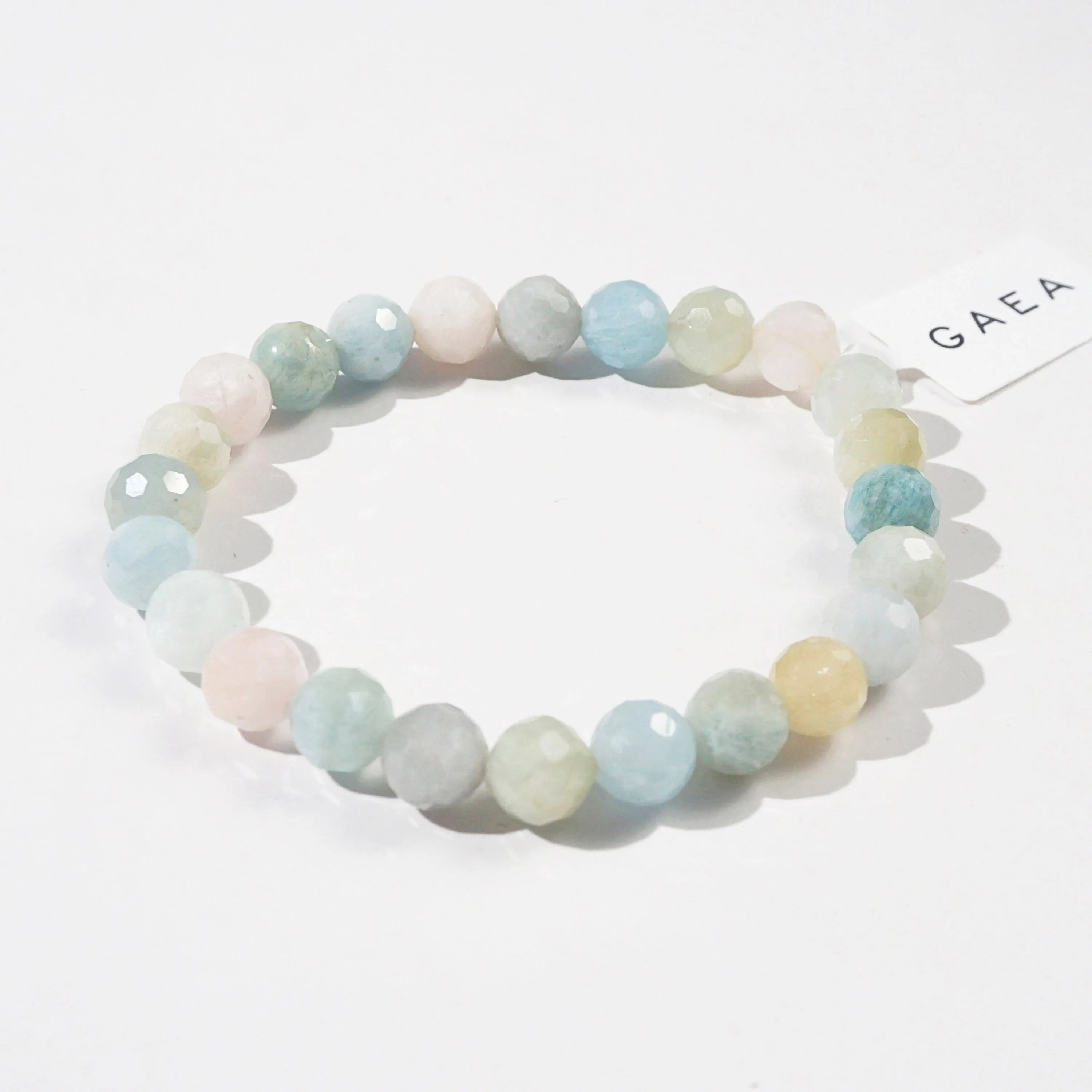 Beryl Faceted 8mm