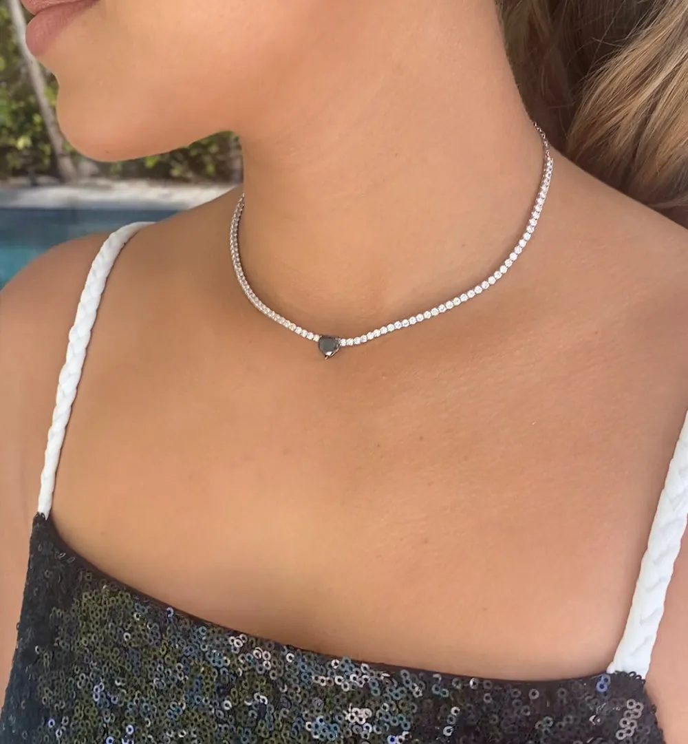 Black Diamond Tennis Choker