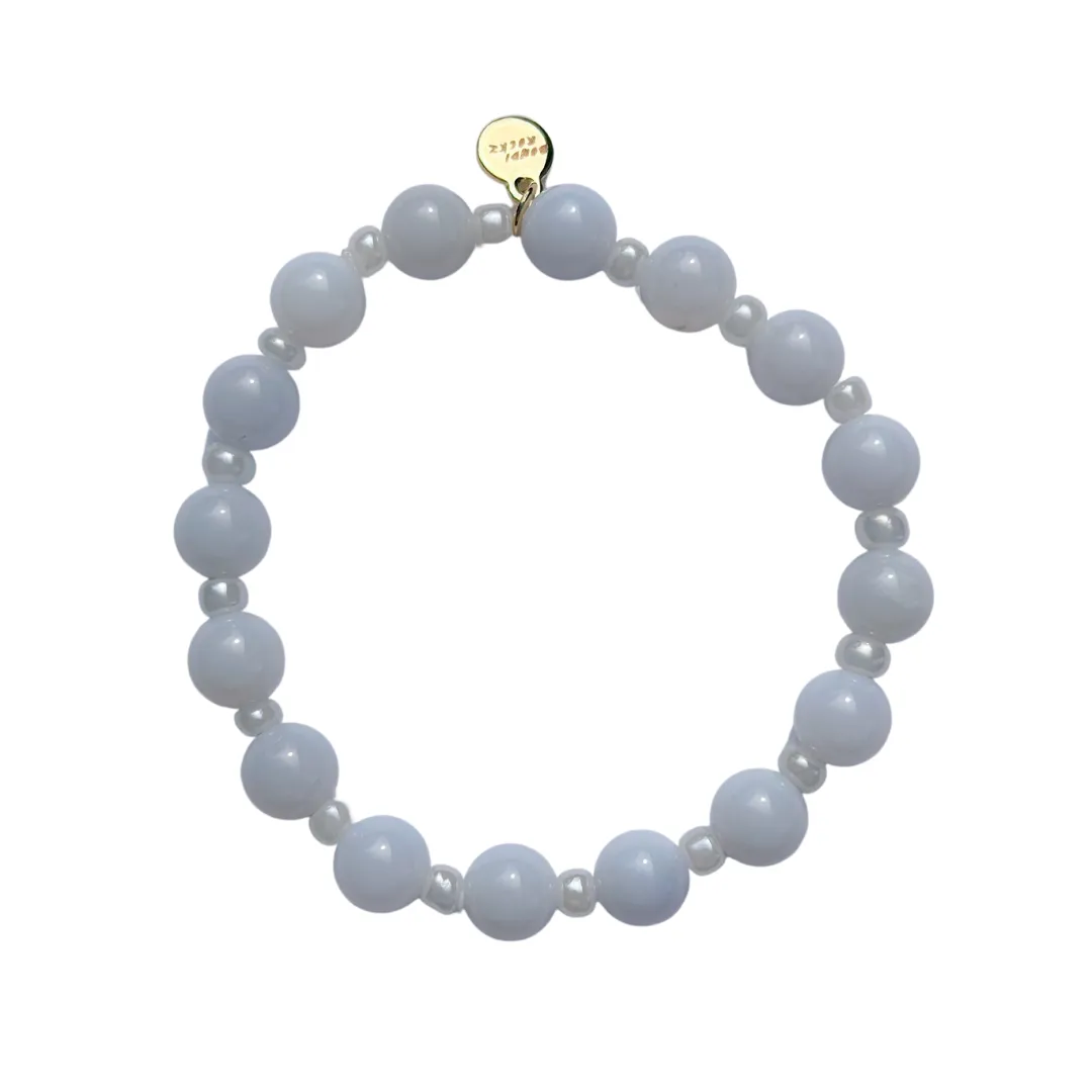 Blue Lace Agate Healing Bracelet