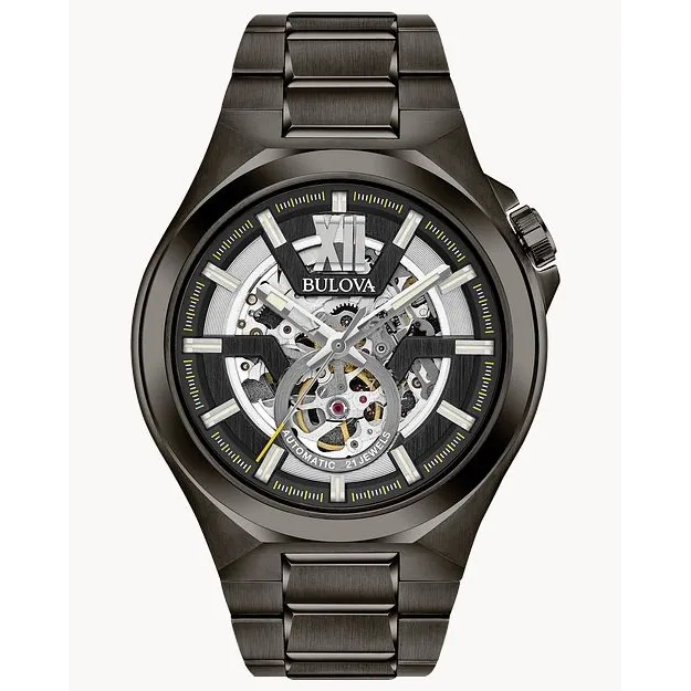 Bulova Maquina Classic Gunmetal IP 46mm Automatic