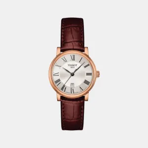 Carson Women Analog Leather Watch T1222103603300