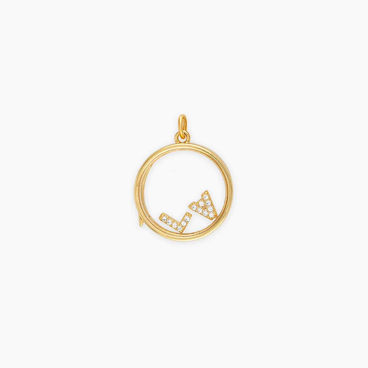 Circle Locket Ball Chain Necklace