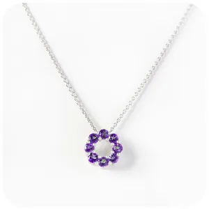 Circle of Life Necklace - Amethyst