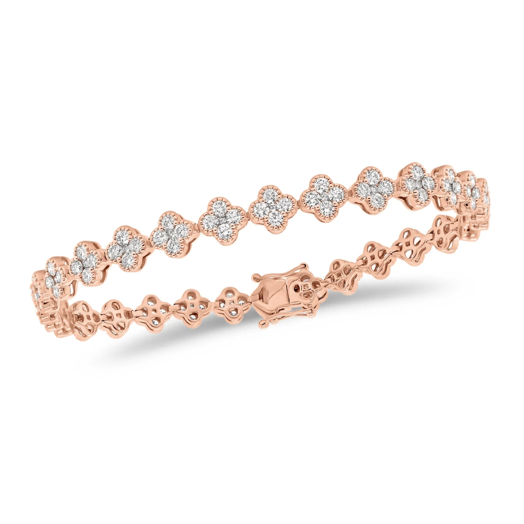 Diamond Quatrefoil Bracelet
