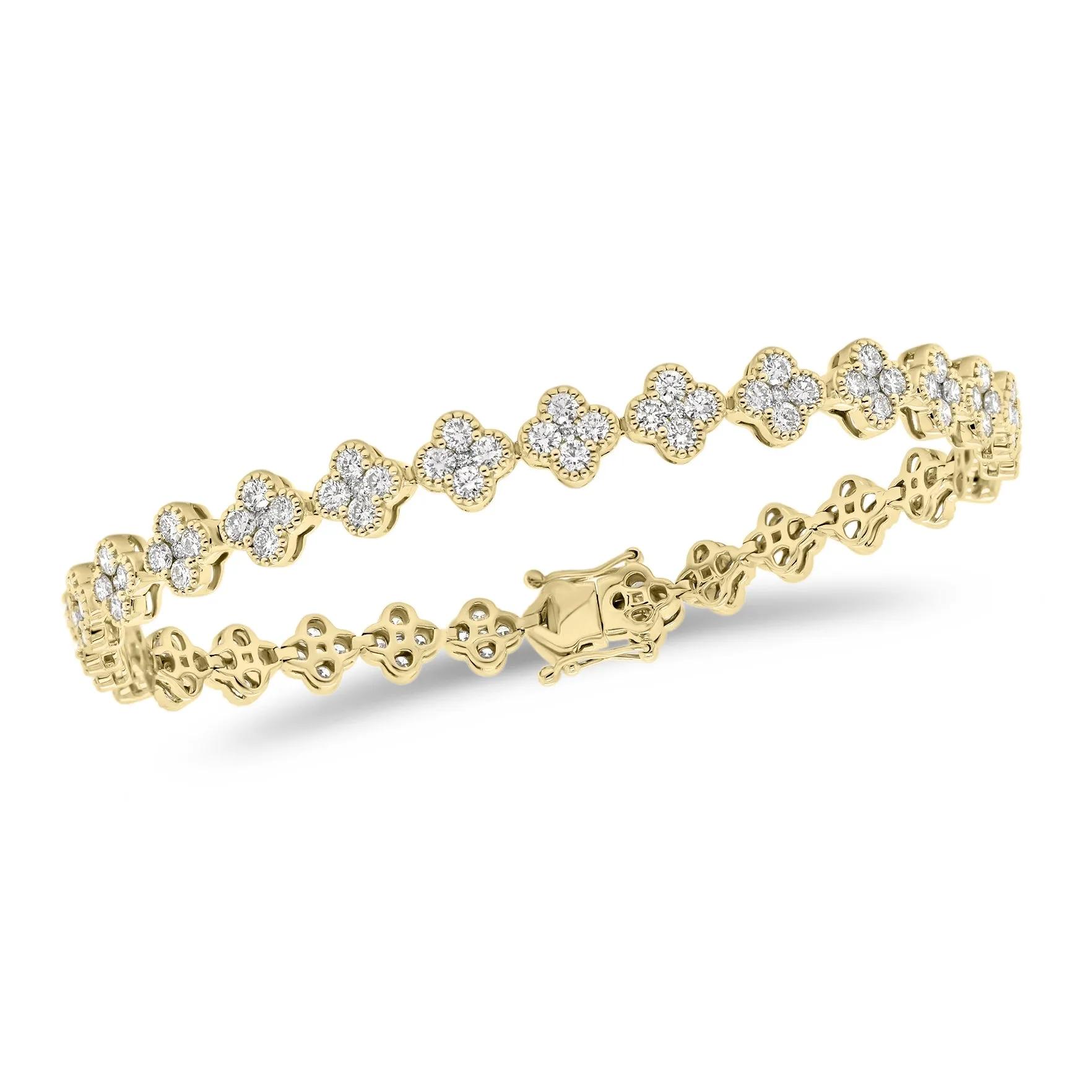Diamond Quatrefoil Bracelet