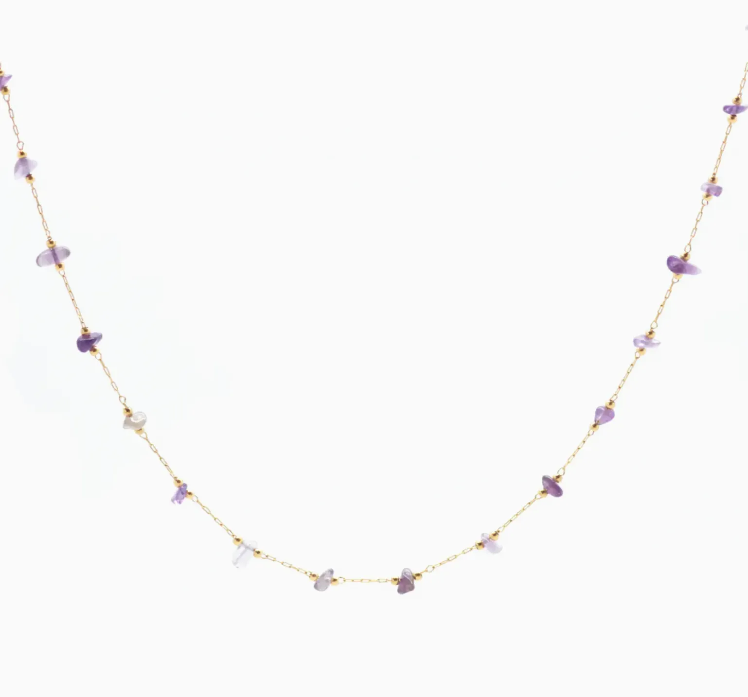 Drops of Energy Necklace - Amethyst