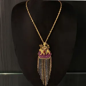 Durga Maa Necklace With Tassels