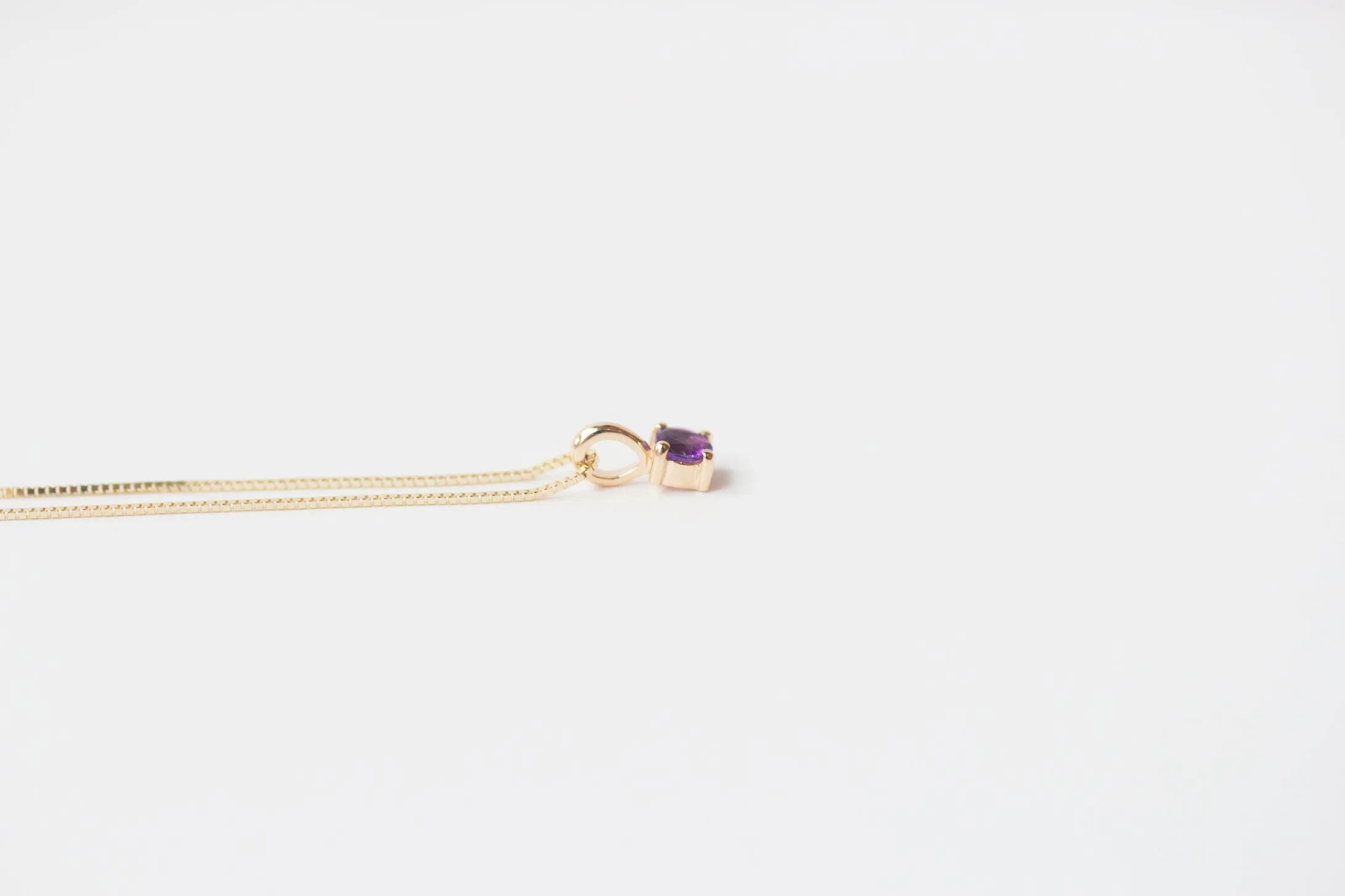 Element Necklace in Amethyst
