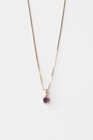 Element Necklace in Amethyst