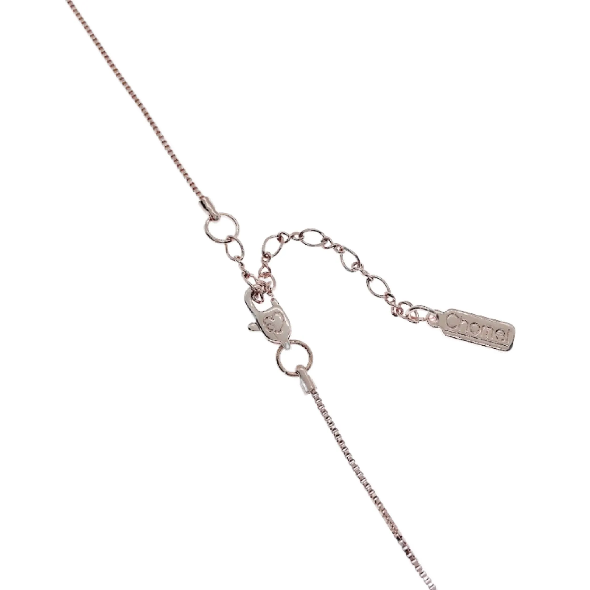Flower Simulated Moonstone Necklace