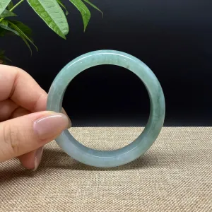 Genuine Burmese Green Jade Jadeite Bangle Bracelet ( 53.5mm )