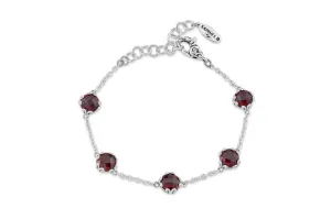 Genuine Sterling Silver Samuel B. Birthstone Glow Bracelet