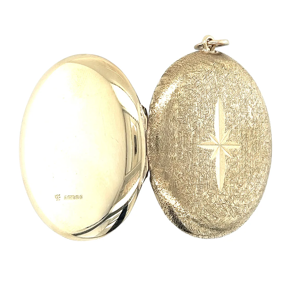 Gold Oval Locket
