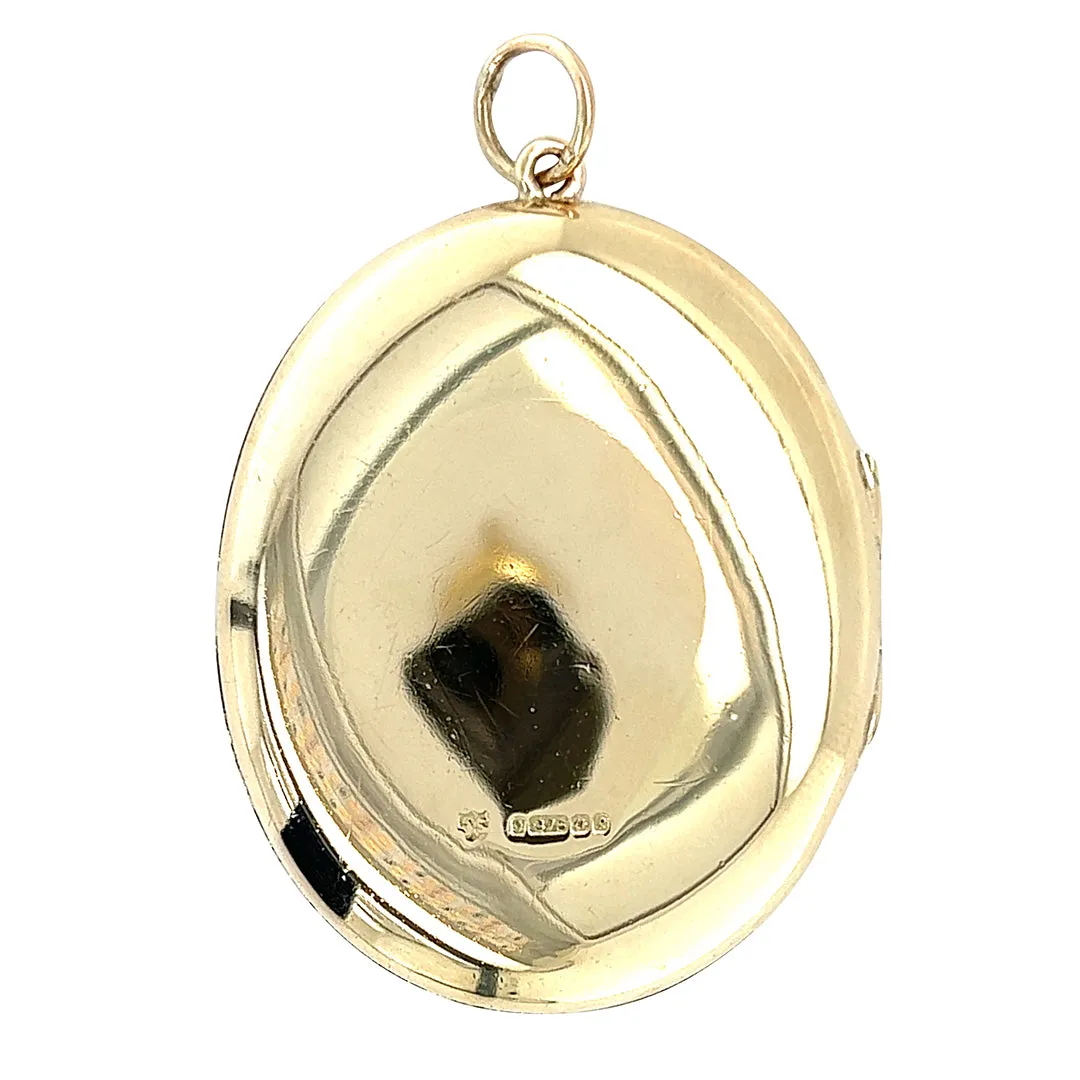 Gold Oval Locket