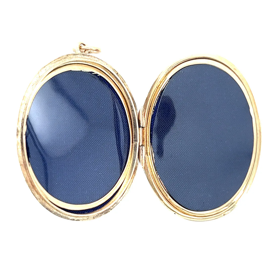 Gold Oval Locket
