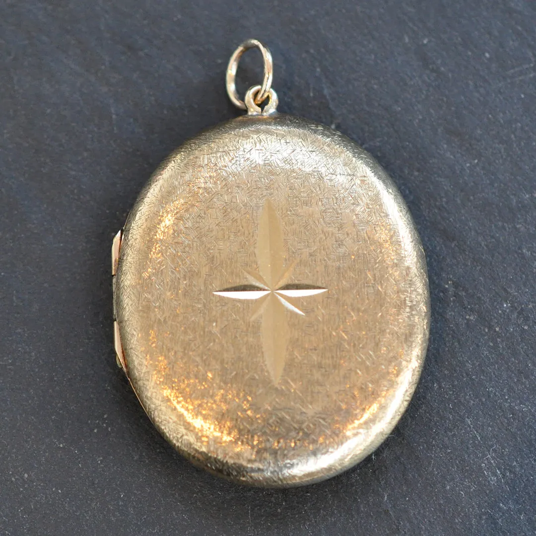Gold Oval Locket