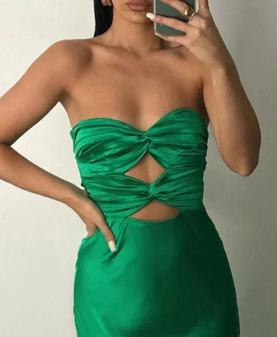 Gorgeous Sheath Green Off Shoulder Long Prom Dress Charming Evening Party Dress Formal Dress