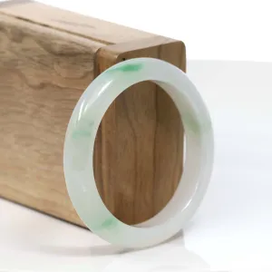 High End Natural Burmese Ice Green Jadeite Jade Bangle Bracelet (50.74 mm) #999
