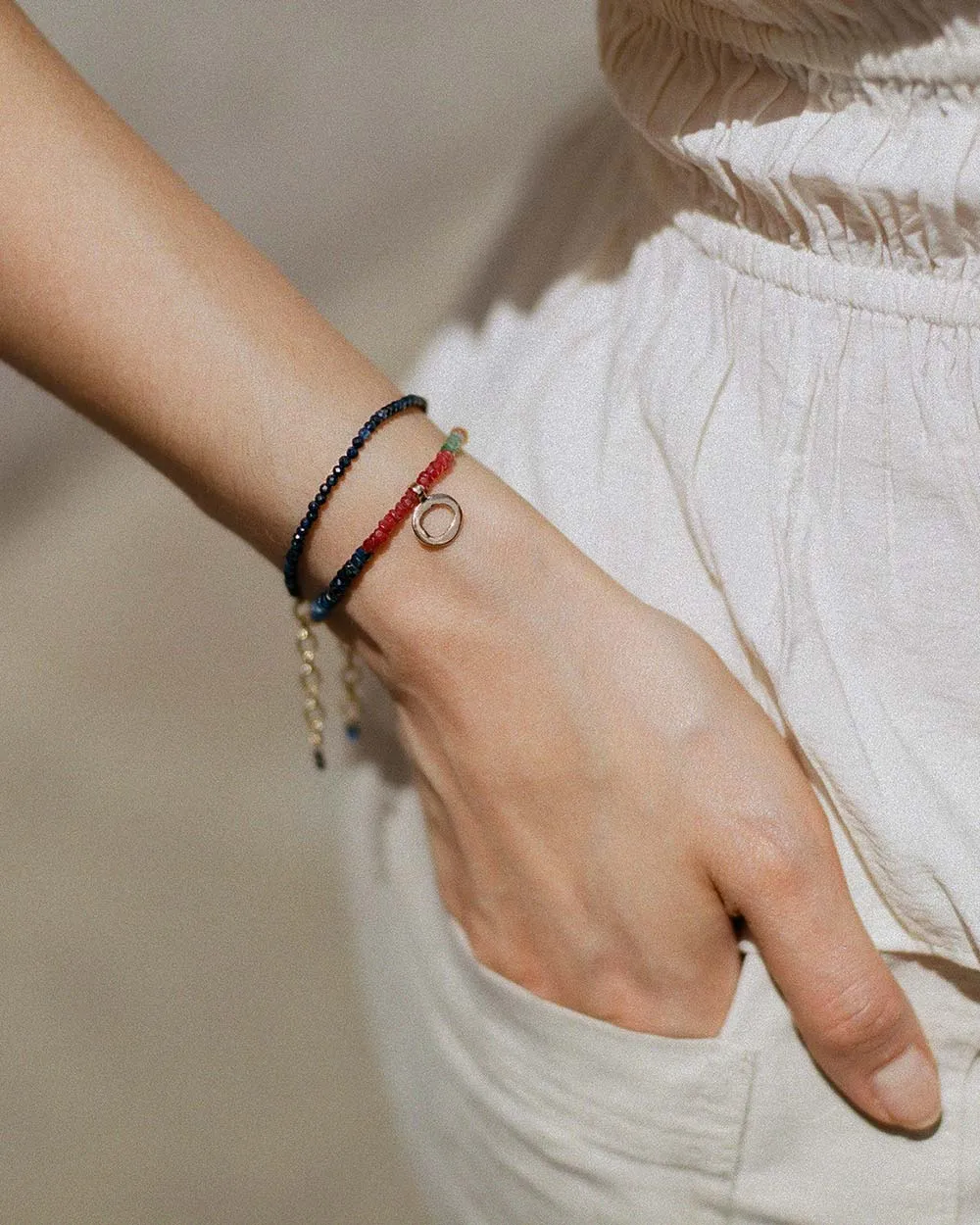 Hydra Sapphire Beaded Bracelet