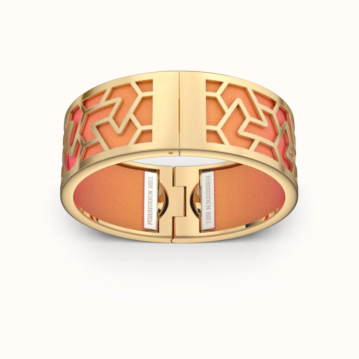 Iskandar Bangle - Sunset Orange