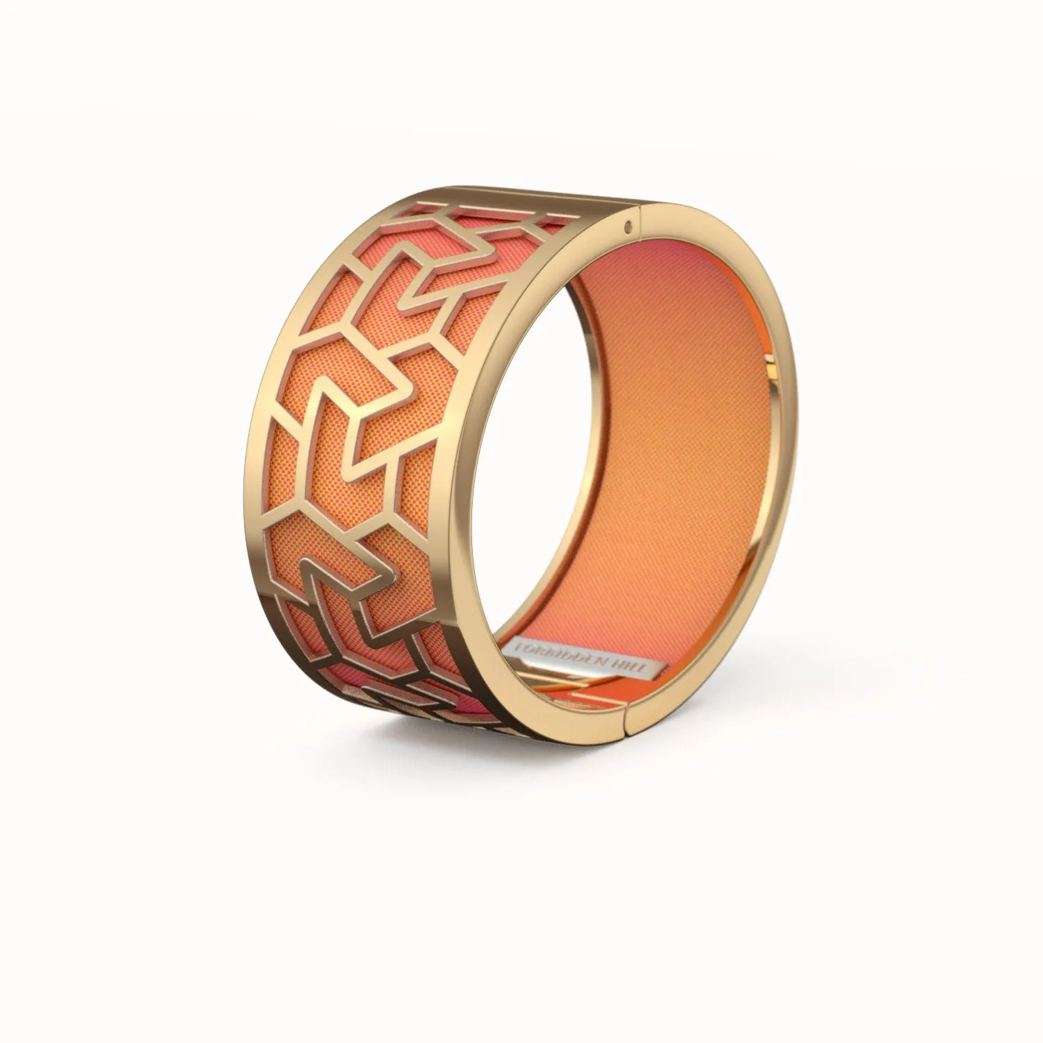 Iskandar Bangle - Sunset Orange