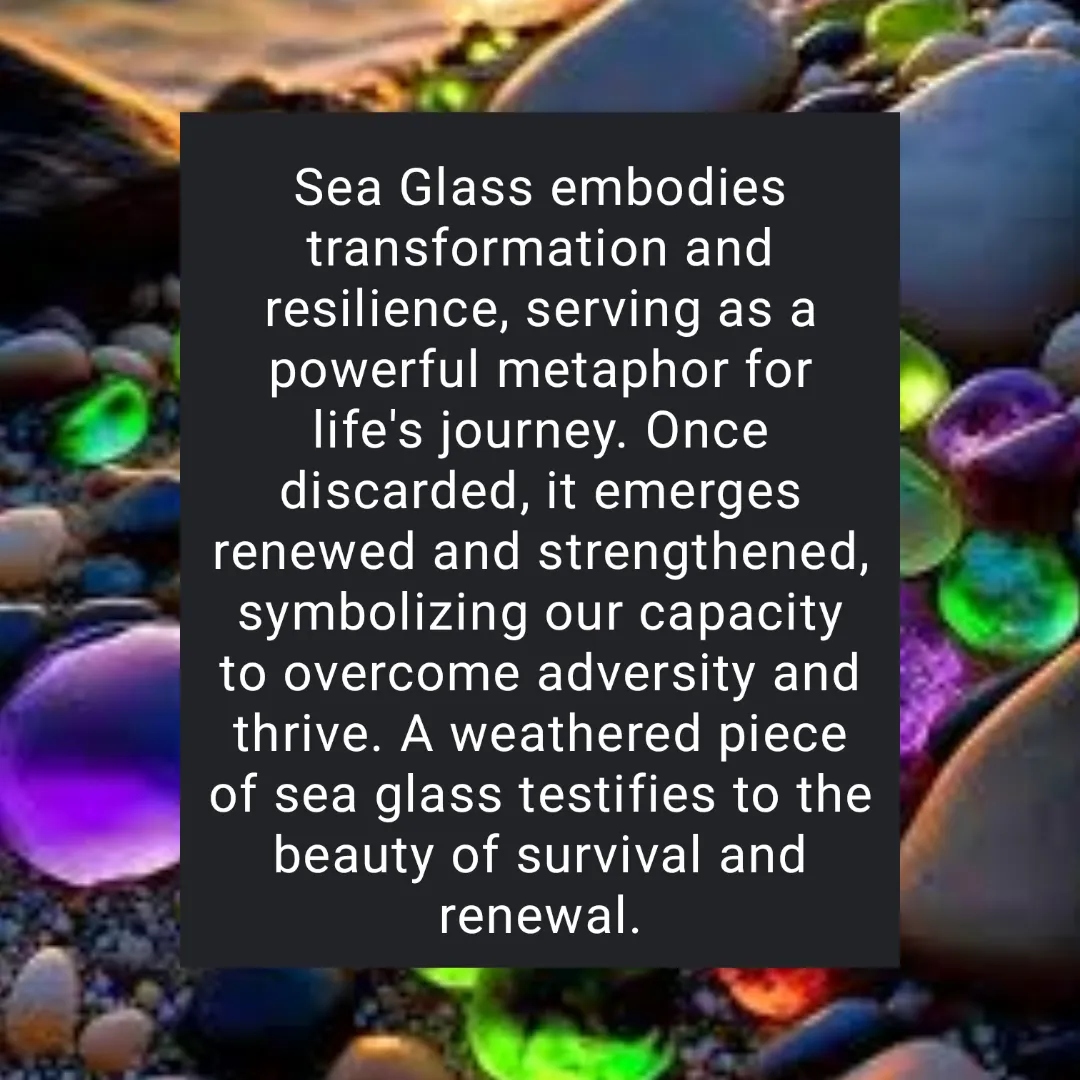 Jellyfish - Sea glass - Necklace