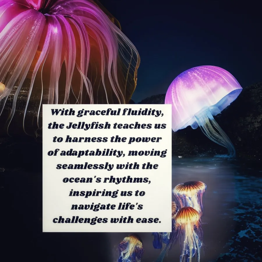 Jellyfish - Sea glass - Necklace