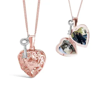 Key Locket | Rose Gold