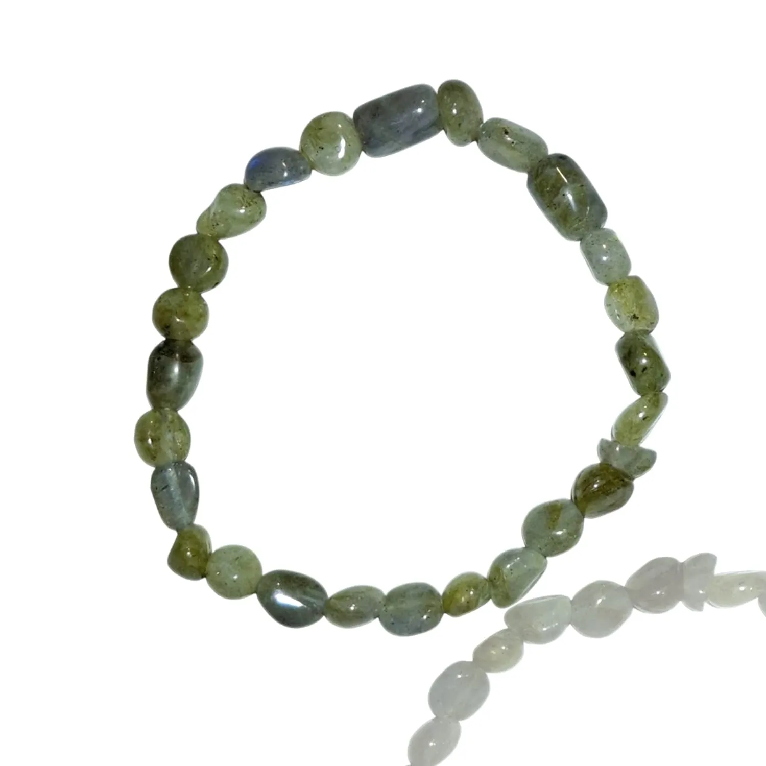 Labradorite Stretch Nugget Bracelet
