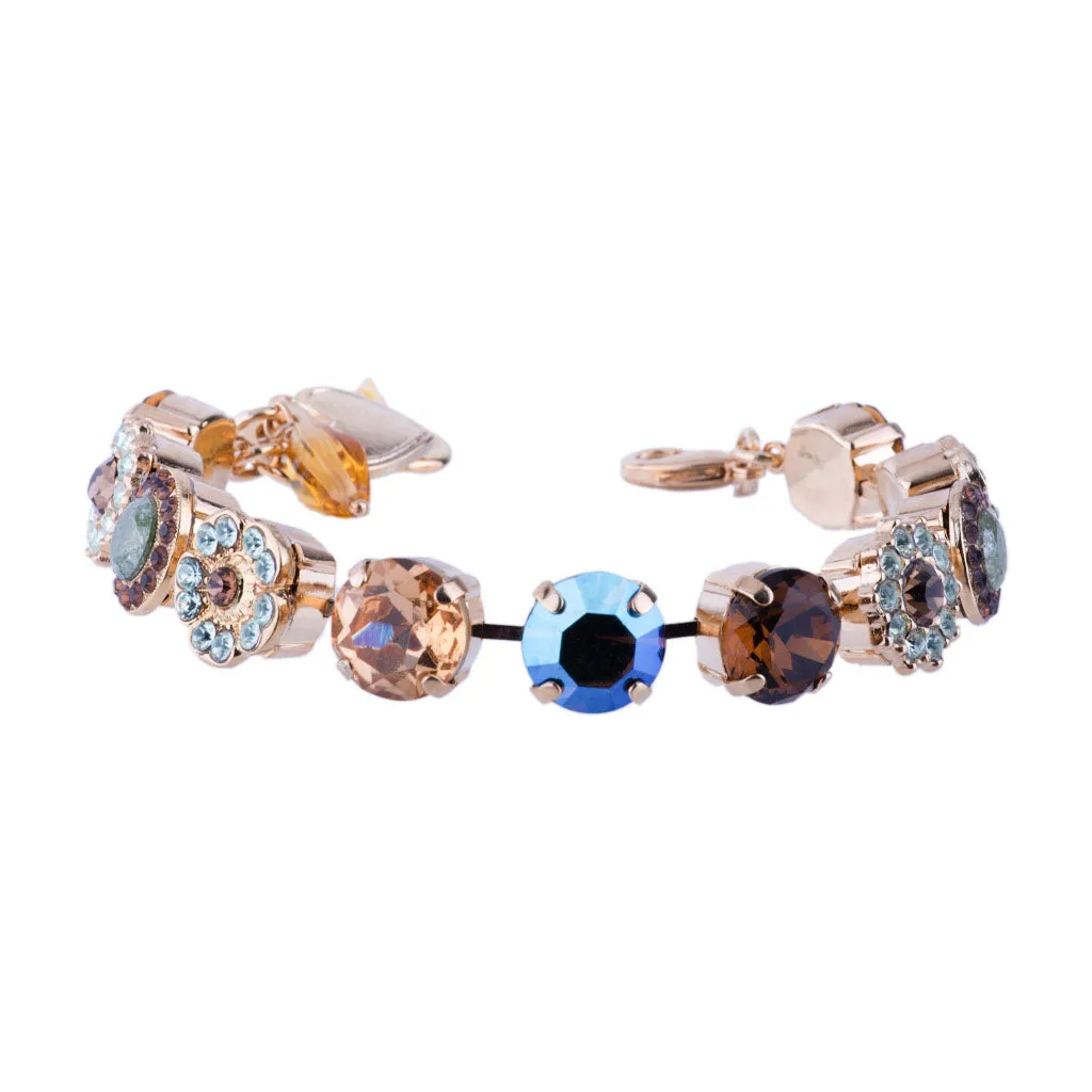 Large Rosette Bracelet in "Terra"  *Custom*
