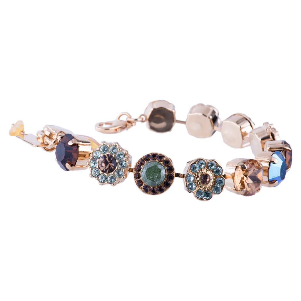 Large Rosette Bracelet in "Terra"  *Custom*