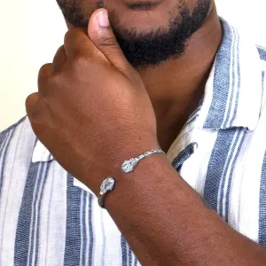 Light Sphinx Bangle with Calypso Pattern