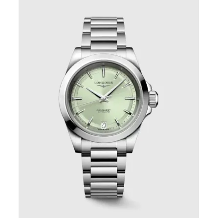 Longines Conquest 34mm Light Green Dial