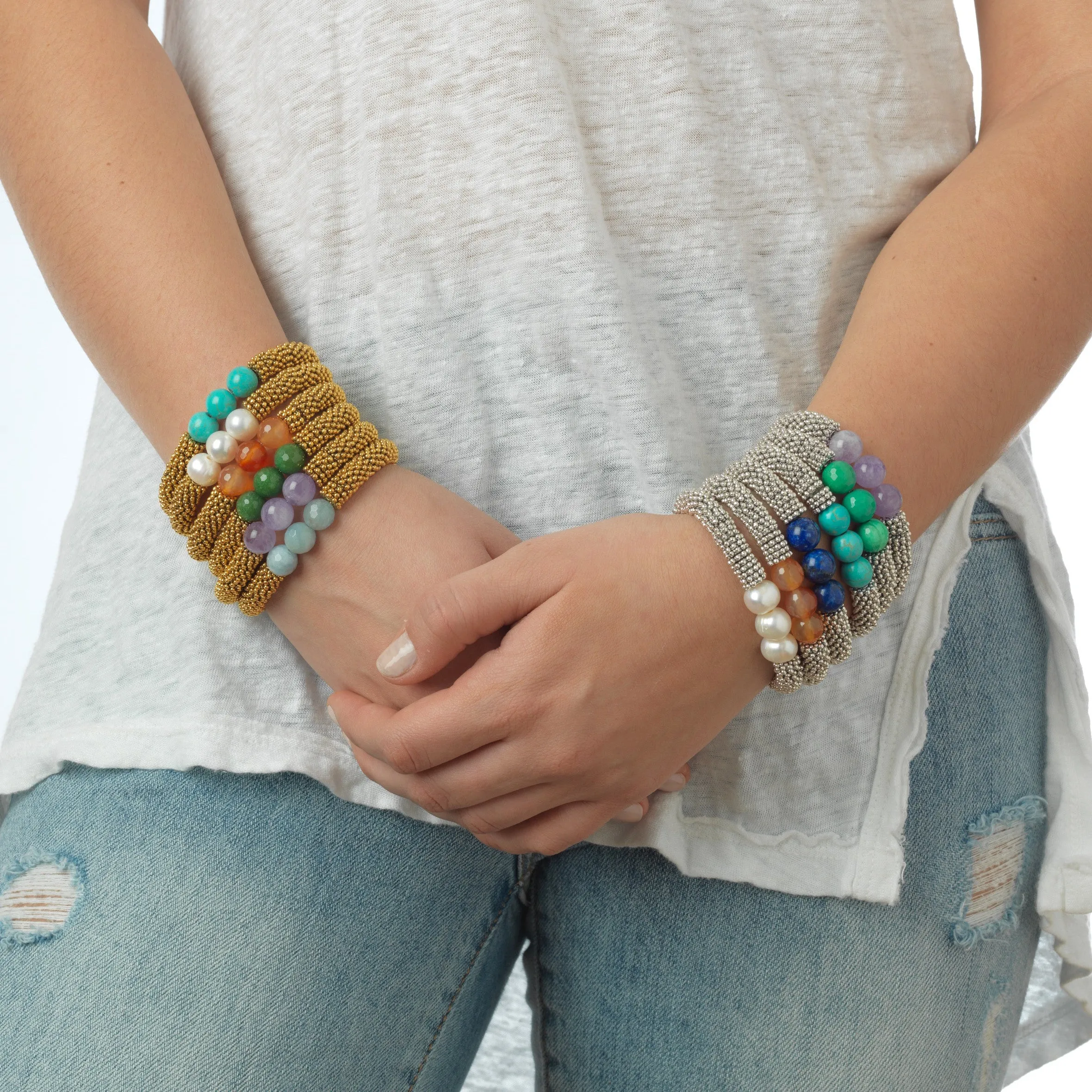 May Accent Bracelet In Silver