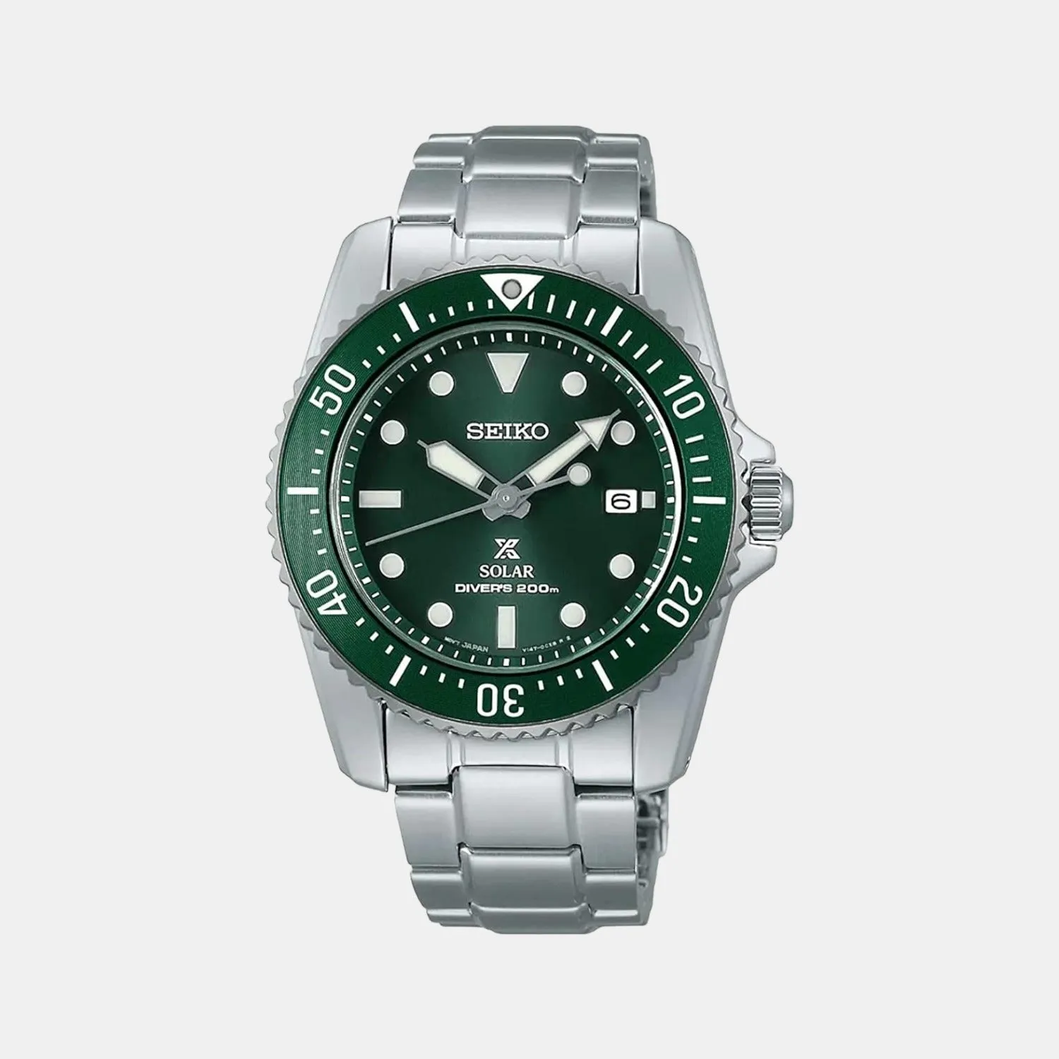 Men's Green Analog Stainless Steel Watch SNE583P1