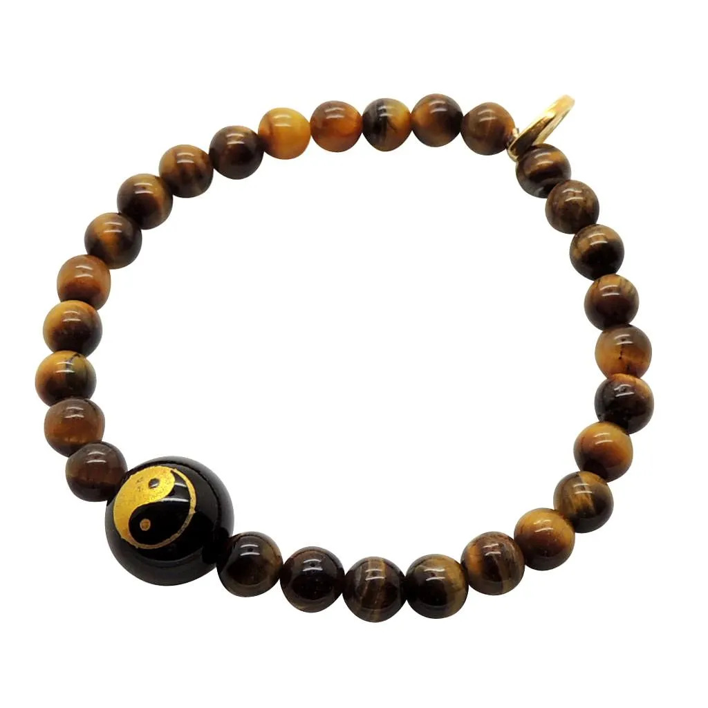 Midas Yin Yang Charm Gemstone Bracelet
