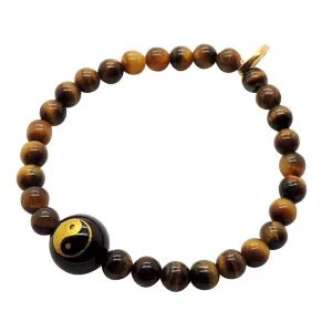 Midas Yin Yang Charm Gemstone Bracelet
